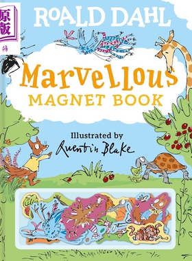 罗尔德达尔 奇妙的磁铁书 Roald Dahl Marvellous Magnet Book 英文原版 儿童互动绘本故事书 进口童书 精装【中商原版】