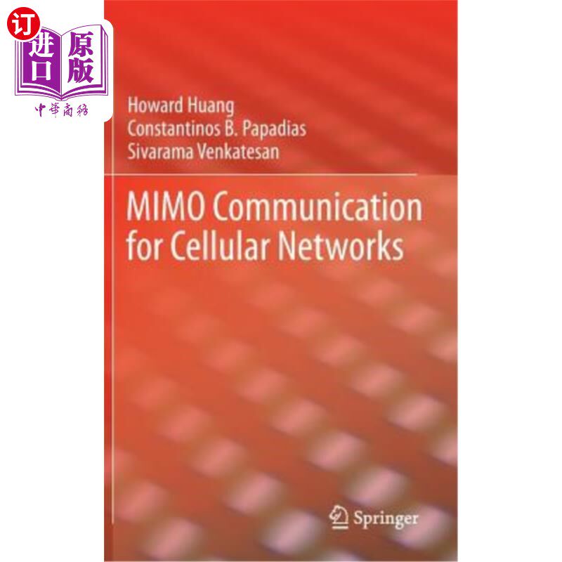 海外直订Mimo Communication for Cellular Networks 蜂窝中的Mimo通信
