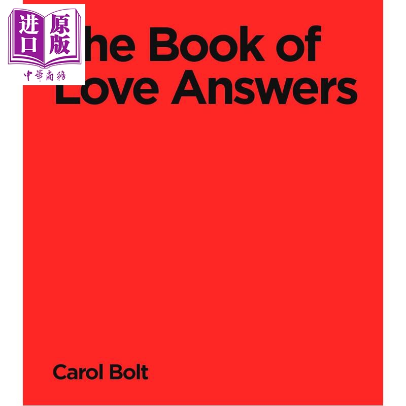 答案之书 关于爱 解答问题 卡罗尔博尔特娱乐性的续集 The Book Of Love Answers 英文原版 Carol Bolt【中商原版】
