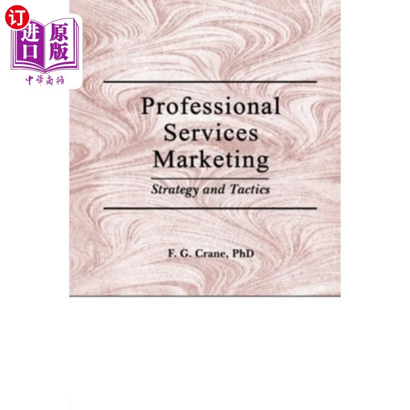 海外直订Professional Services Marketing 专业服务及市场推广