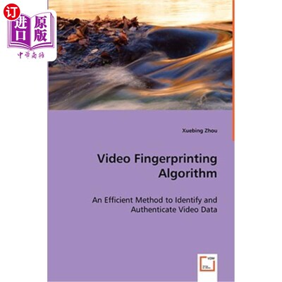 海外直订Video Fingerprinting Algorithm 视频指纹识别算法
