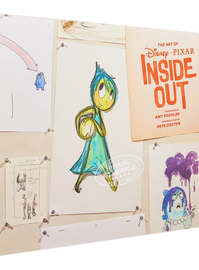 头脑特工队原画设定集 英文原版 Art of Inside Out 奥斯卡动画 华特迪士尼 皮克斯 金球奖动画片 关于成长