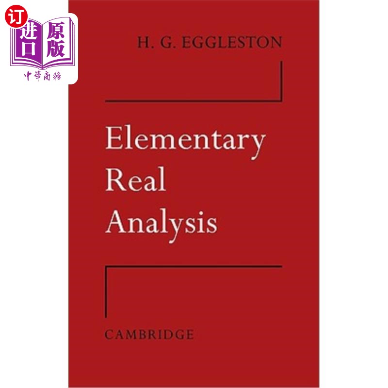 海外直订Elementary Real Analysis 初等实分析
