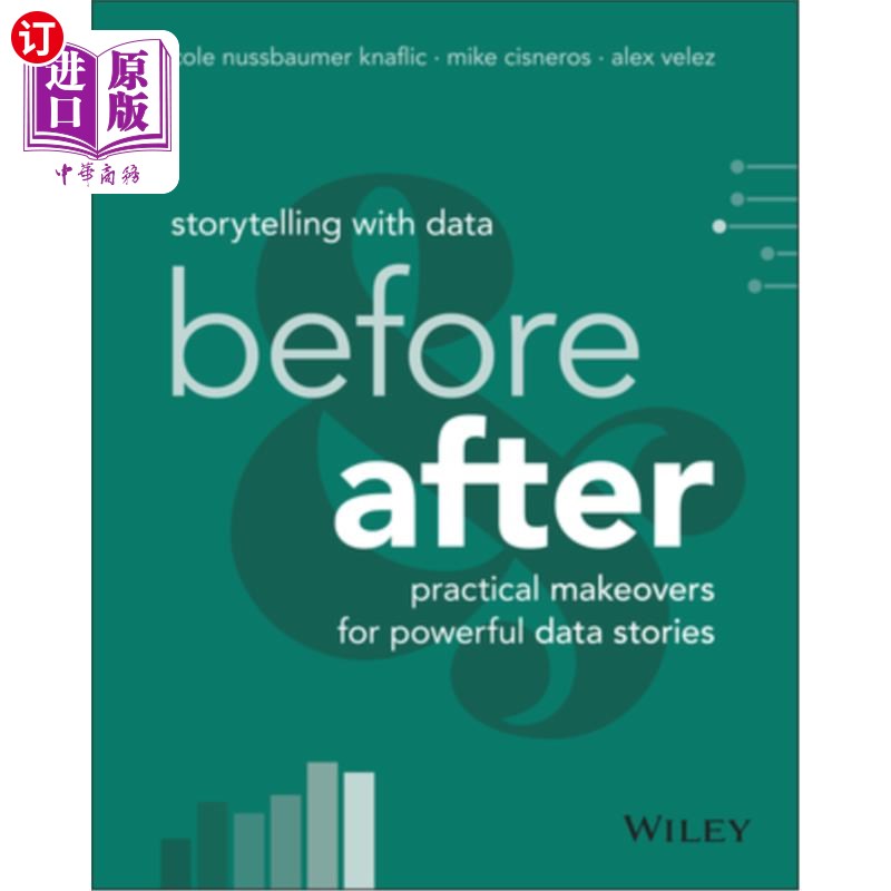 海外直订Storytelling with Data: Before and After - Practical Makeovers for Powerful Data 用数据讲故事：之前和之后-