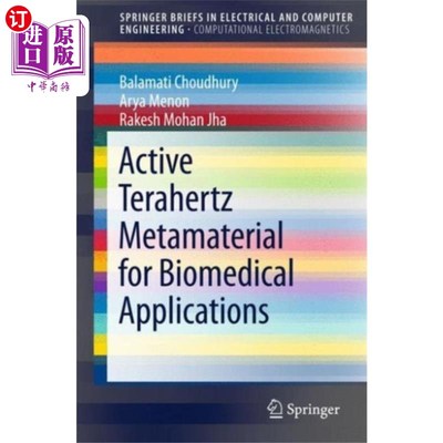 海外直订医药图书Active Terahertz Metamaterial for Biomedical App... 生物医学应用的有源太赫兹超材料