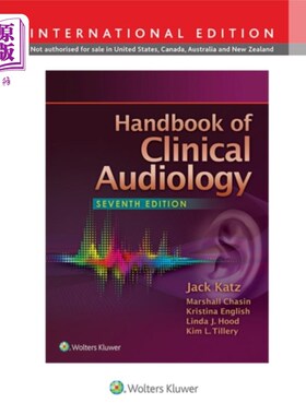 海外直订医药图书Handbook of Clinical Audiology 临床听力学手册
