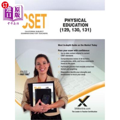海外直订Cset Physical Education (129, 130, 131) CSET体育（129、130、131）