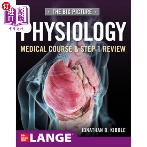 海外直订医药图书Big Picture Physiology-Medical Course and Step 1 Review 大画面生理学医学课程和第一步回顾