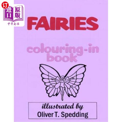 海外直订Fairies Colouring-In Book 书中的仙女
