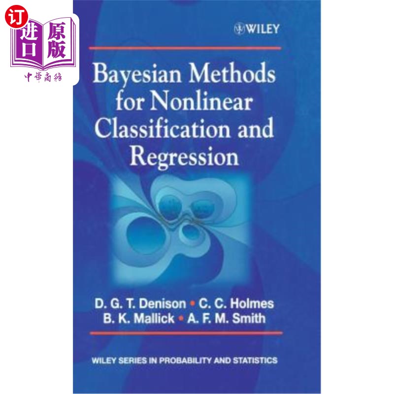 海外直订Bayesian Methods for Nonlinear Classification and Regression 非线性分类与回归的贝叶斯方法