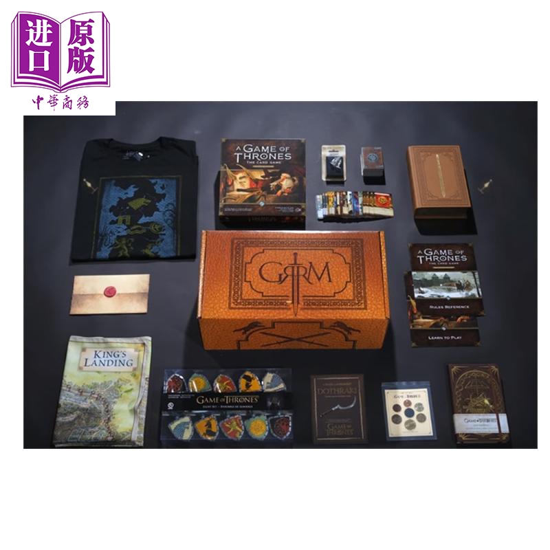 现货 权力的游戏20周年纪念铁粉珍藏宝盒 内含TSHIRT尺码为S GAME OF THRONES  BOX SET 英文原版 Richard Martin【中商原版】