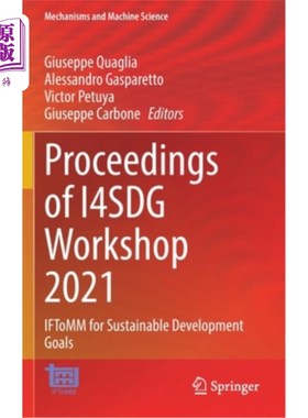 海外直订Proceedings of I4sdg Workshop 2021: Iftomm for Sustainable Development Goals I4sdg 2021年研讨会