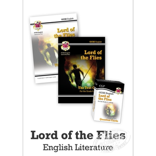 英国CGP原版 GCSE Catch-Up Essentials English Literature Lord of the Flies GCSE英国文学：蝇王 备考教辅三册 含答案