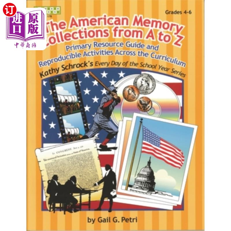 海外直订American Memory Collection: Primary Resource Activities Across the Curriculum, G 美国记忆集:4-6年级课程的主