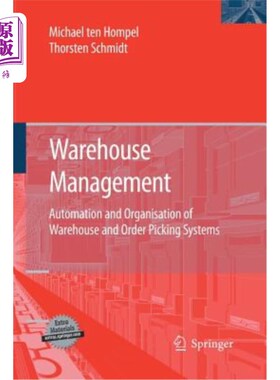海外直订Warehouse Management: Automation and Organisation of Warehouse and Order Picking 仓库管理：仓库和订单分拣系