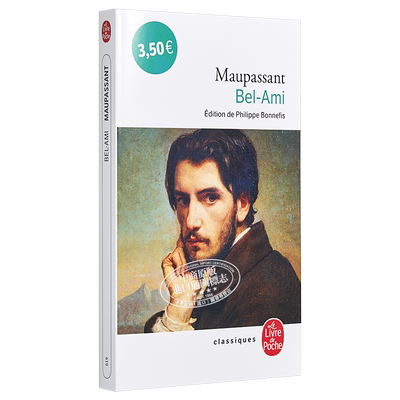俊友【中商原版】【法国法文版】莫泊桑 漂亮的朋友 法文原版 Le Livre de Poche Classiques:Bel-Ami 法文文学