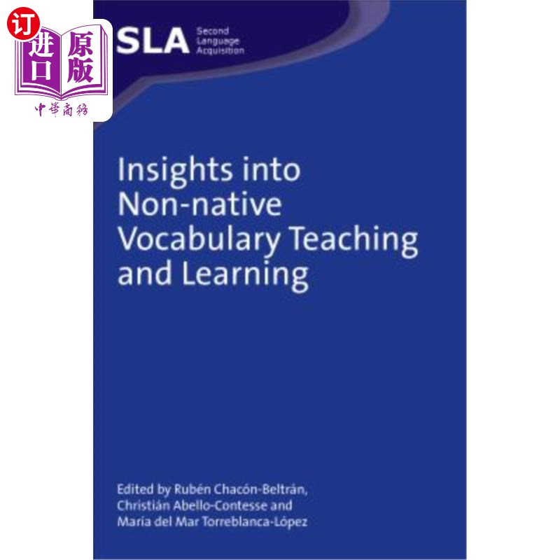 海外直订Insights Into Non-Native Vocabulary Tehb 对非母语词汇的洞察