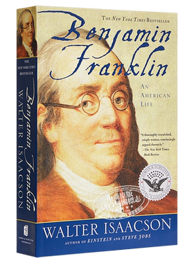 【中商原版】本杰明·富兰克林:一个美国人的生活 英文原版 Benjamin Franklin Walter Isaacson