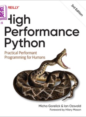 海外直订High Performance Python: Practical Performant Programming for Humans 高性能Python：人类实用的高性能编程