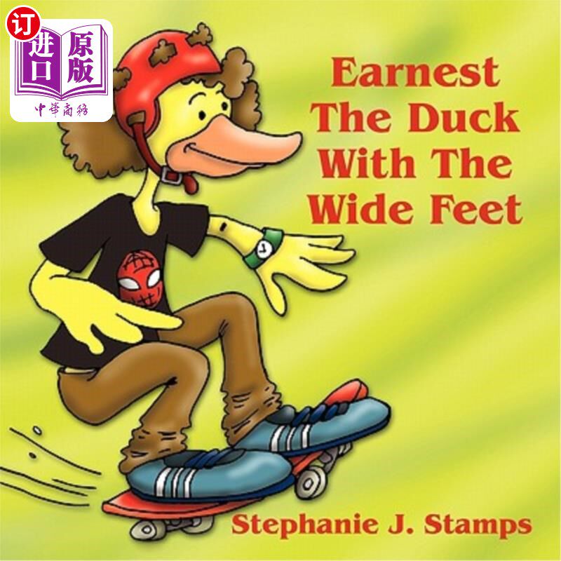 海外直订Earnest the Duck with the Wide Feet 两只大脚鸭