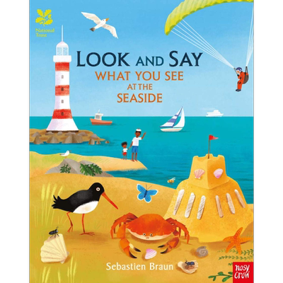 现货 Look and Say What You See at the Seaside你在海边看到什么？英文原版 进口图书 儿童科普绘本百科知识图书【中商原版】
