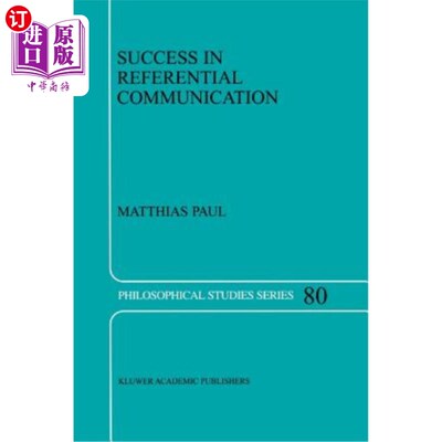 海外直订Success in Referential Communication 成功的参照沟通