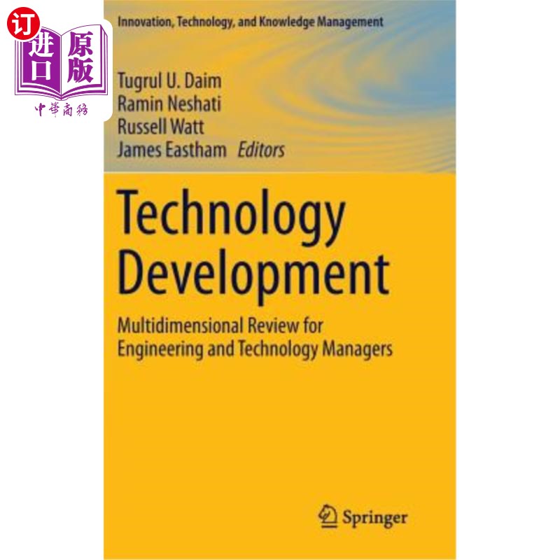 海外直订Technology Development: Multidimensional Review for Engineering and Technology M 技术开发：面向工程和技术经