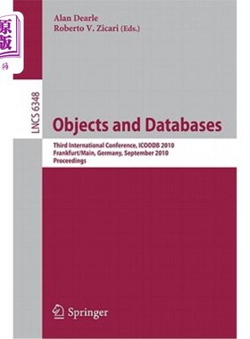 海外直订Objects and Databases 对象和数据库