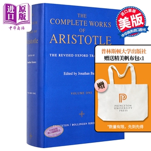 Complete 中商原版 亚里士多德全集 第1卷 英文原版 Works Barnes 预售 Aristotle Jonathan Volume