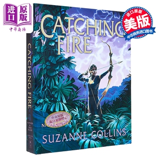 饥饿游戏2插图版 星火燎原 美版 精装 Catching Fire Illustrated Edition 英文原版 Suzanne Collins 国际畅销小说【中商原?