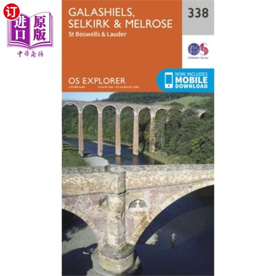 海外直订Galashiels, Selkirk and Melrose Galashiels, Selkirk和Melrose