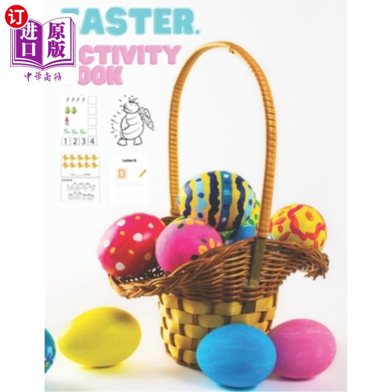 海外直订Easter Activity Book: A Fun easter activity book for Children Age 3+ with dot 2  复活节活动书：一本有趣的复
