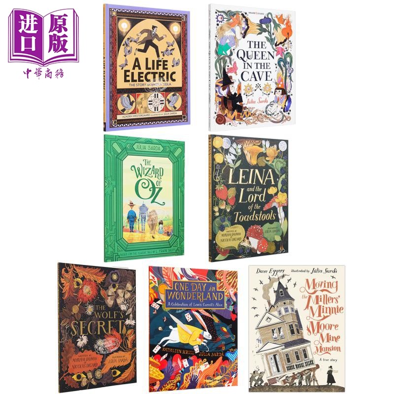 Julia Sarda 插画精品绘本系列 西班牙插画师彩色插图 儿童亲子故事绘本 儿童文学 英文原版 亲子共读图画书【中商原版】