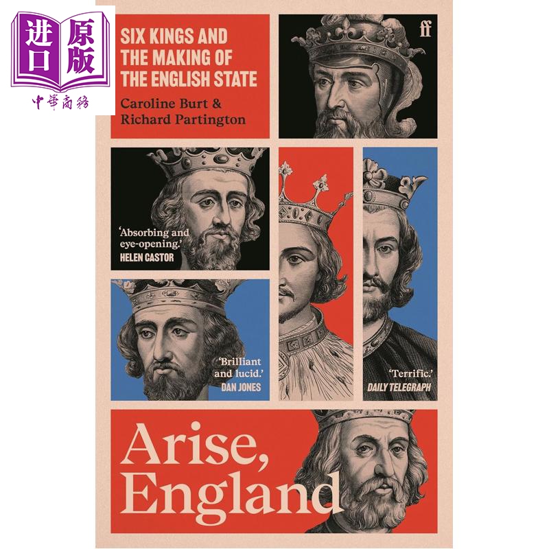 崛起 英格兰 六位国王与英国国家的建立 Arise England 英文原版 Caroline Burt【中商原版】