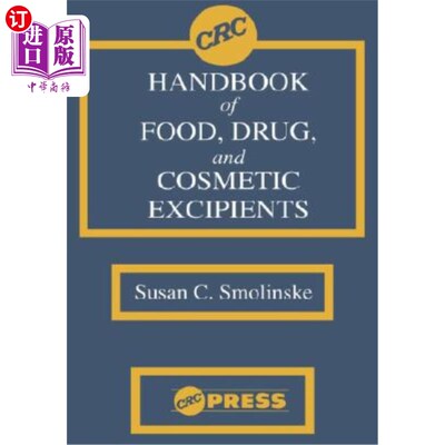 海外直订医药图书CRC Handbook of Food, Drug, and Cosmetic Excipients CRC食品、药品和化妆品辅料手册