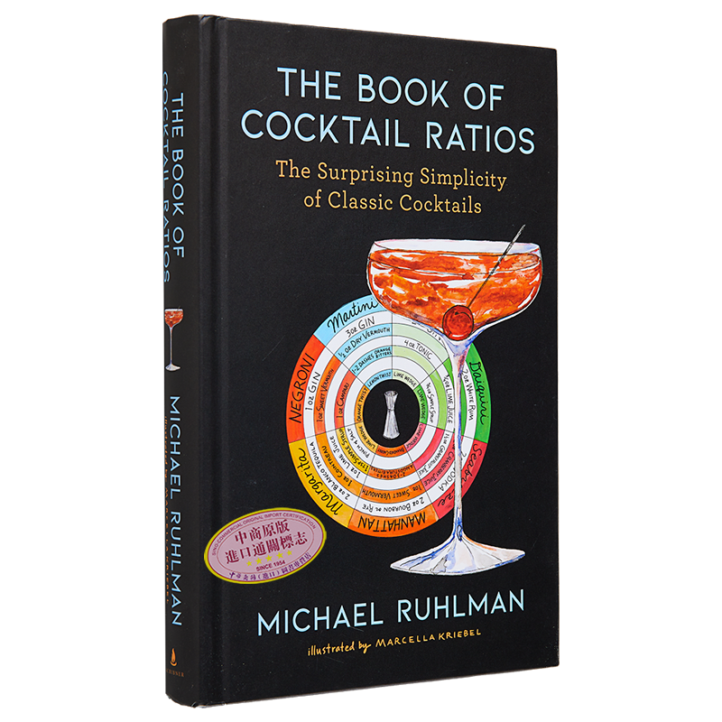 预售 鸡尾酒比例之书 The Book of Cocktail Ratios The Surprising Simplicity 英文原版 Michael Ruhlman 【中商原版】