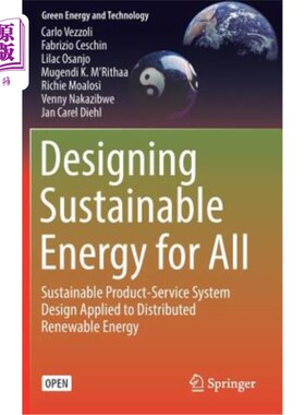 海外直订Designing Sustainable Energy for All: Sustainable Product-Service System Design  为所有人设计可持续能源：应