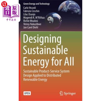 海外直订Designing Sustainable Energy for All: Sustainable Product-Service System Design  为所有人设计可持续能源：应