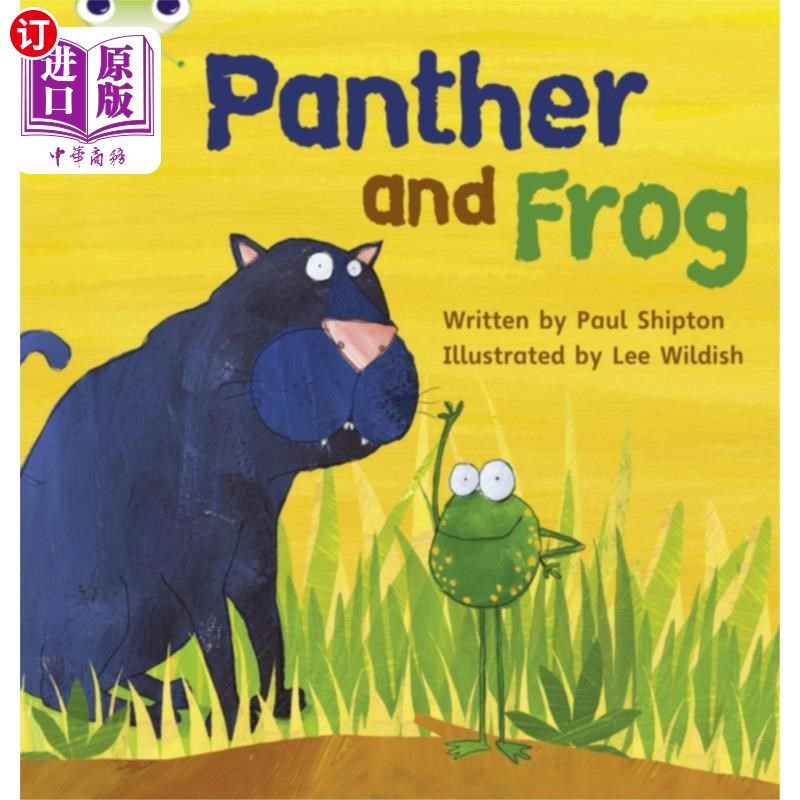 海外直订Bug Club Phonics Fiction Reception Phase 3 Set 11 Panther and Frog 虫子俱乐部语音小说接待第3阶段第11集豹和青蛙
