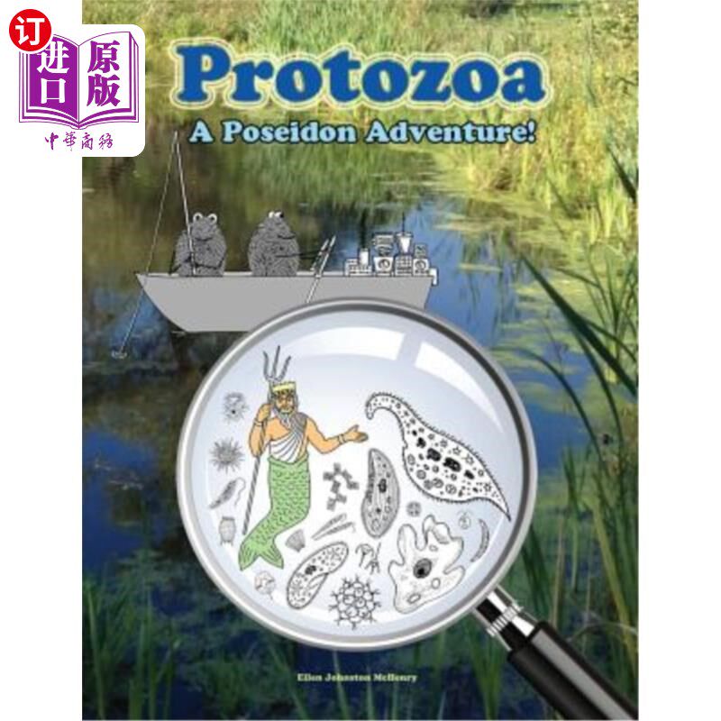 海外直订Protozoa; A Poseidon Adventure! 原生动物；波塞冬探险！