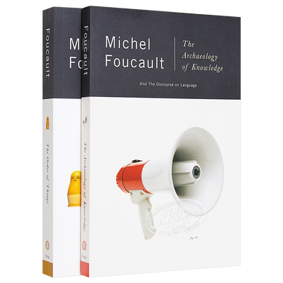 福柯经典作品 2本套装 英文原版 Michel Foucault 事物的秩序 知识考古学【中商原版】