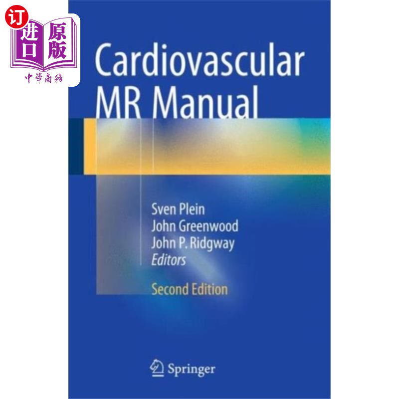海外直订医药图书Cardiovascular MR Manual 心血管MR手册