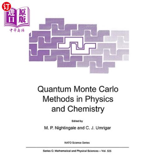 海外直订Quantum Monte Carlo Methods in Physics and Chemistry 物理和化学中的量子蒙特卡罗方法
