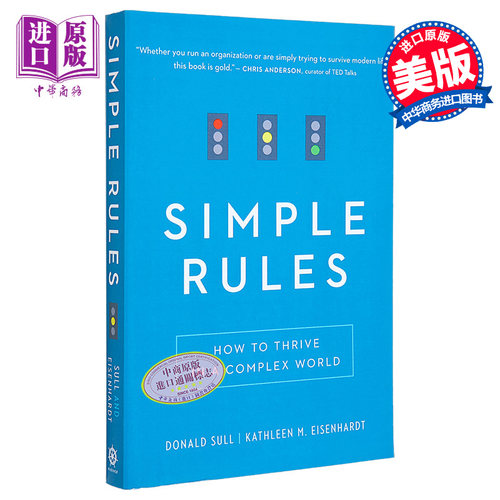 现货 【中商原版】简单规则：如何在复杂世界里茁壮成长 英文原版 Simple Rules: How to Thrive in a Complex World
