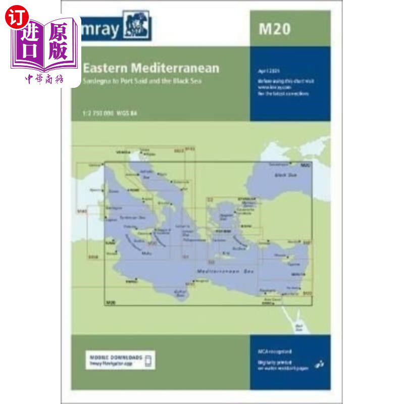 海外直订Imray Chart M20 Imray图M20