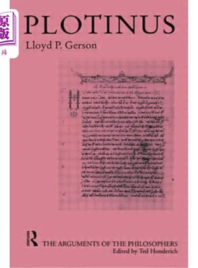海外直订Plotinus-Arg Philosophers Plotinus-Arg哲学家
