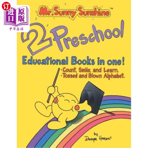 海外直订Mr. Sunny Sunshine Two Preschool Educational Books in One!: Count, Smile, and Le Sunny Suns