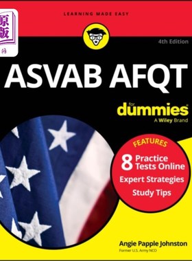 海外直订ASVAB AFQT For Dummies ASVAB AFQT 傻瓜书