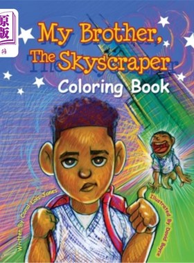 海外直订My Brother, The Skyscraper Coloring Book 《我的兄弟，摩天大楼涂色书》