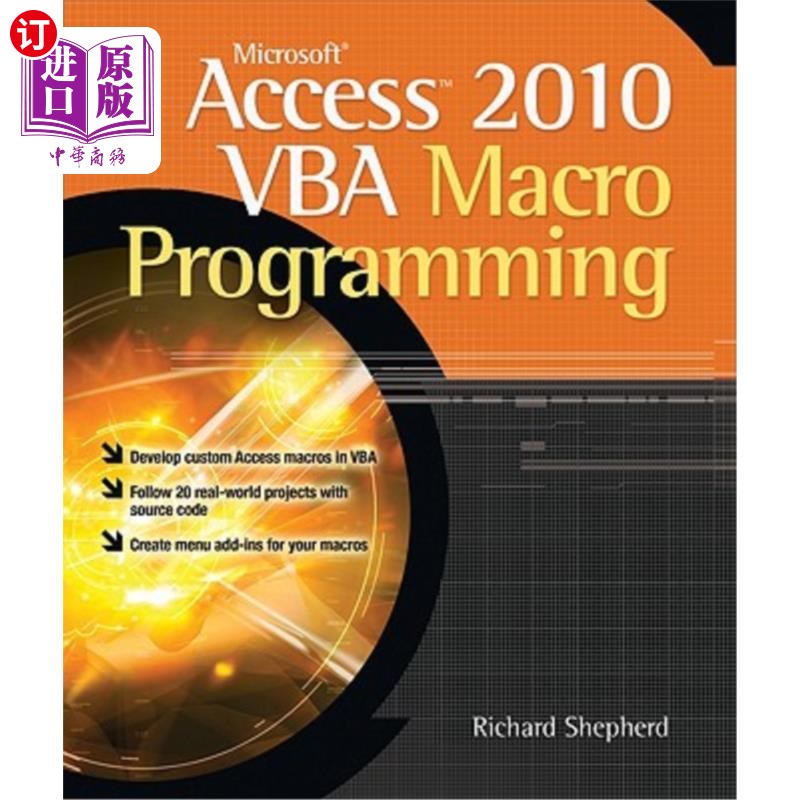 海外直订Microsoft Access 2010 VBA Macro Programming Microsoft Access 2010 VBA宏编程
